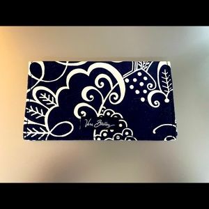 Vera Bradley Soft Checkbook Cover - Twirly Birds Navy